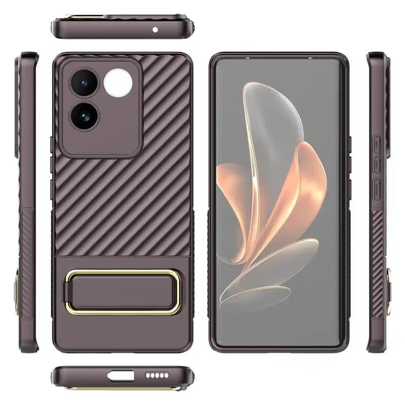 Elegant Silicone - Mobile Back Case for Vivo T2 Pro 5G - 6.78 Inches