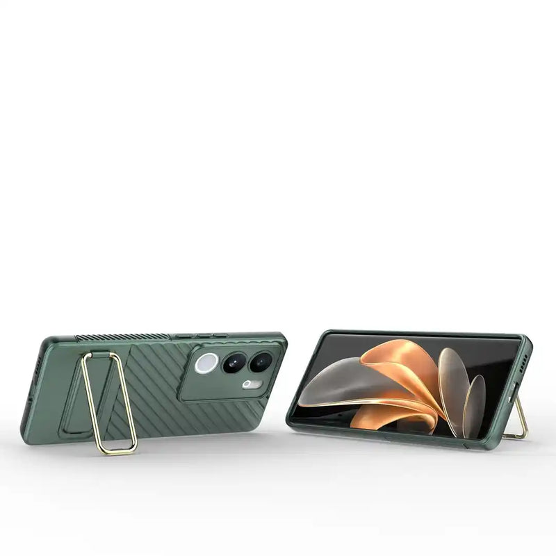 Elegant Silicone - Mobile Back Case for Vivo V29 5G - 6.78 Inches