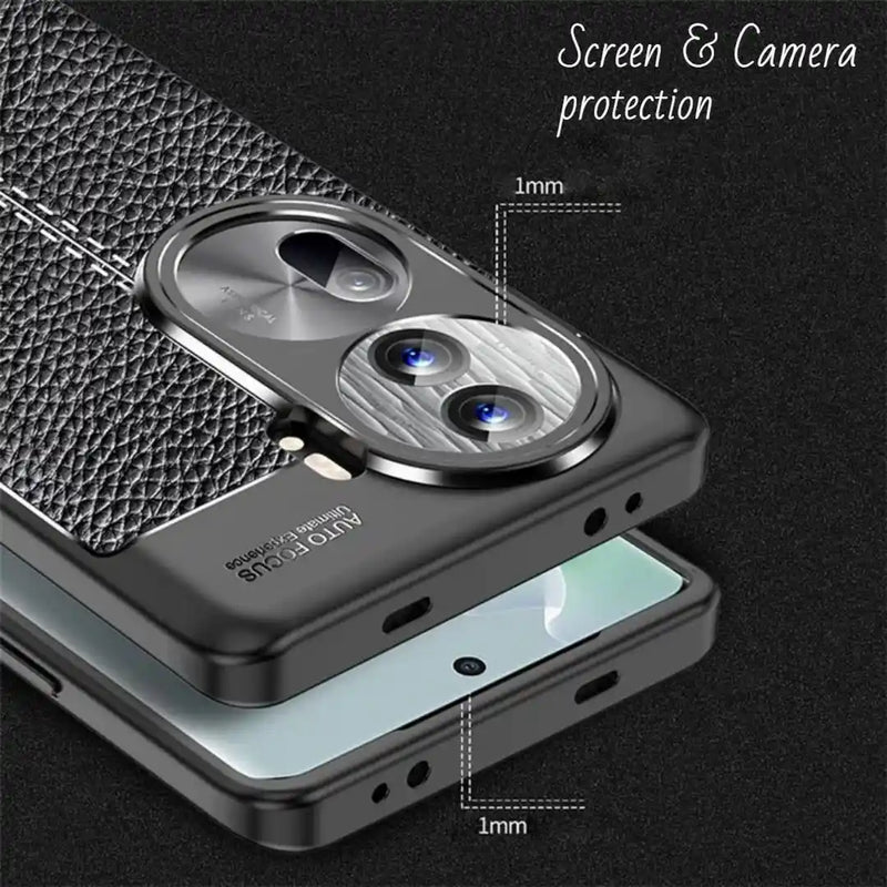 Elegant Textured - Back Case for Oppo Reno 11 5G - 6.7 Inches