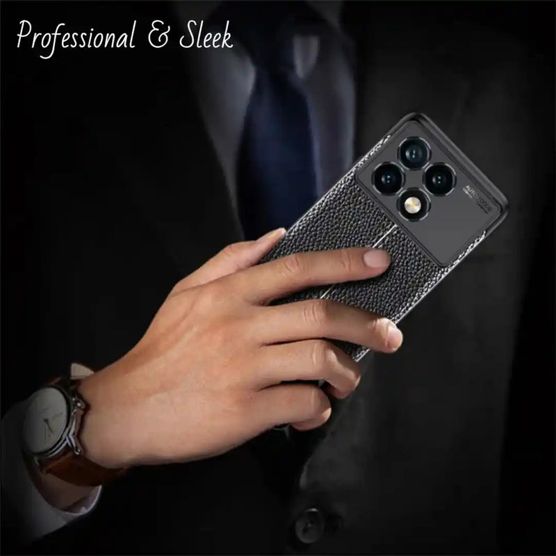 Elegant Textured - Back Case for Poco X6 Pro 5G - 6.67 Inches