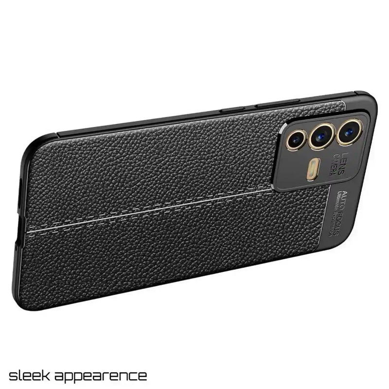 Elegant Textured - Back Case for Vivo V23 Pro 5G - 6.56 Inches