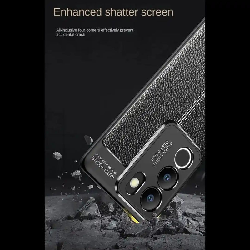 Elegant Textured - Back Case for Vivo V29 5G - 6.78 Inches