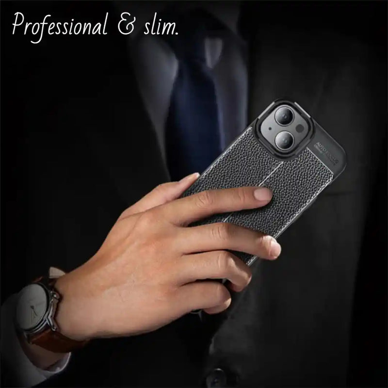 Elegant Textured - Back Case for iPhone 15 - 6.1 Inches