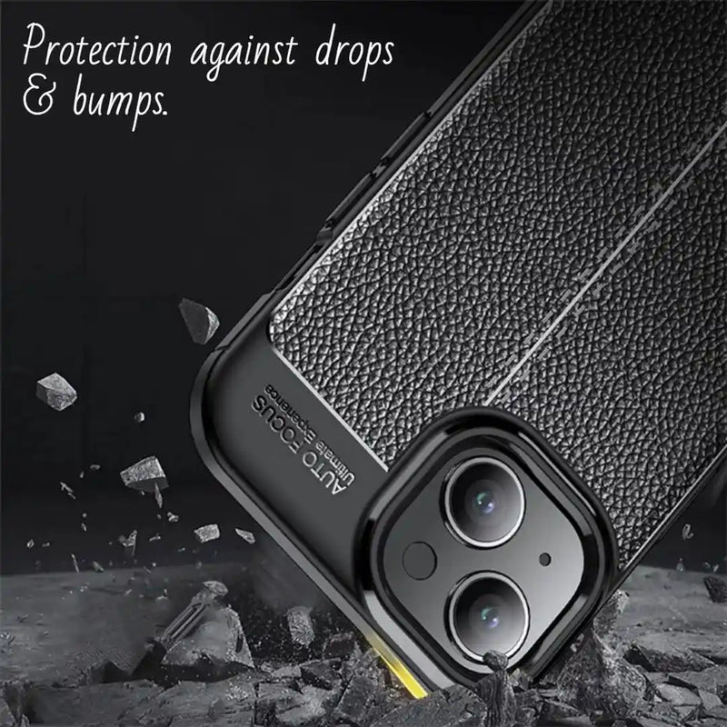 Elegant Textured - Back Case for iPhone 15 - 6.1 Inches