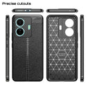 Elegant Textured Back Cover for IQOO Z6 Pro 5G (6.44") | Elegant Case | Light Weight Case | Premium Case