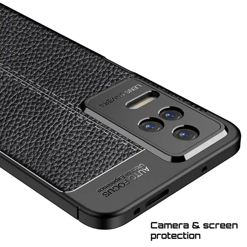 Elegant Textured - Mobile Back Cover for Poco F4 5G - 6.67 Inches