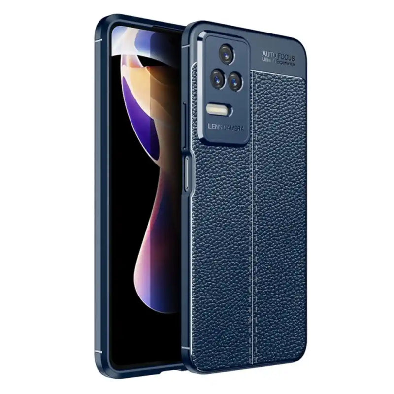 Elegant Textured - Mobile Back Cover for Poco F4 5G - 6.67 Inches