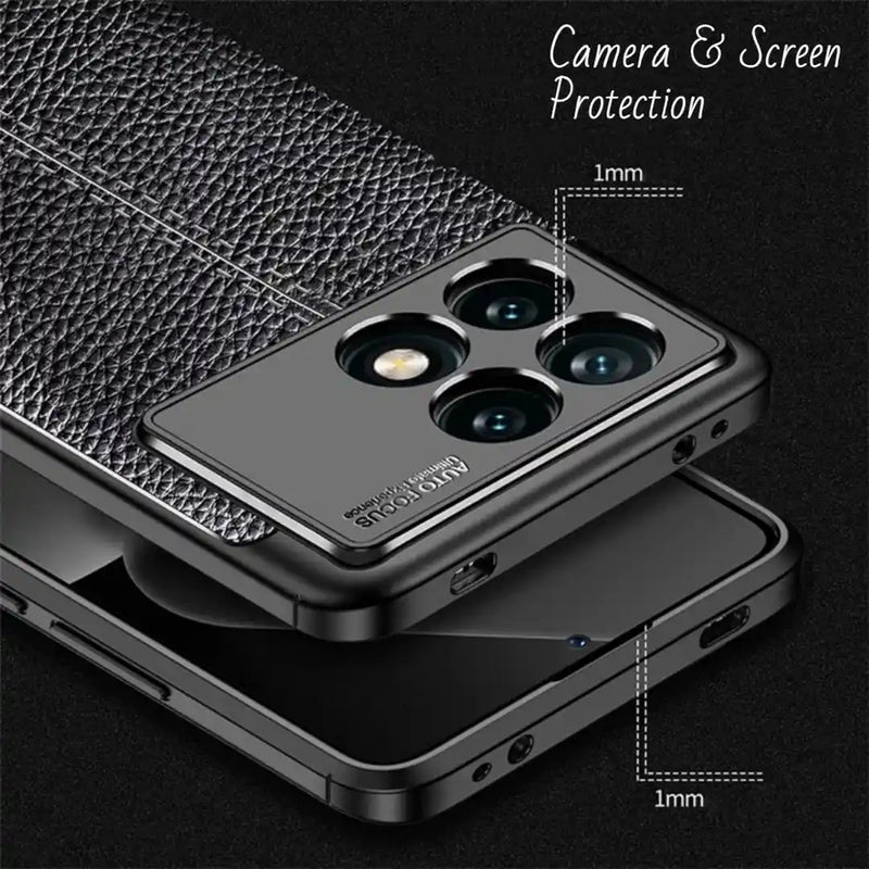 Elegant Textured - Mobile Back Cover for Poco X6 Pro 5G - 6.67 Inches