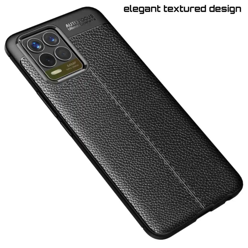 Elegant Textured - Mobile Back Cover for Realme 8 4G - 6.4 Inches