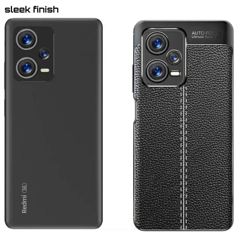 Elegant Textured - Mobile Back Cover for Redmi Note 12 Pro Plus 5G - 6.67 Inches