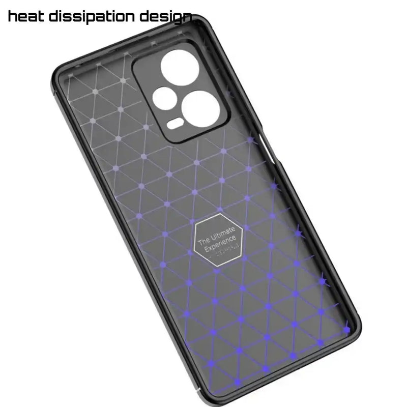 Elegant Textured - Mobile Back Cover for Redmi Note 12 Pro Plus 5G - 6.67 Inches