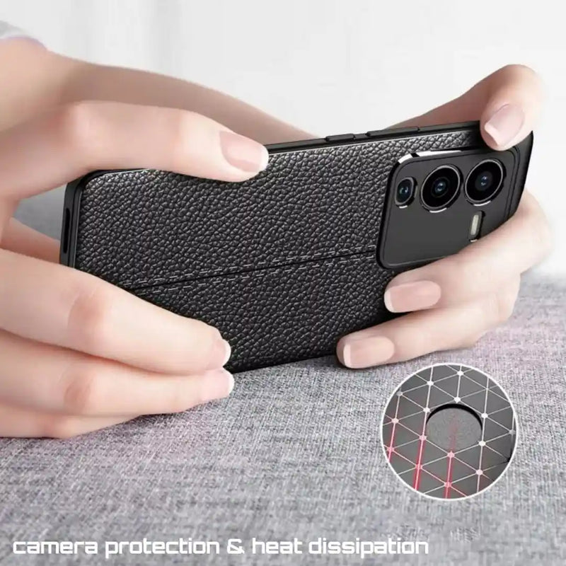 Elegant Textured - Mobile Back Cover for Vivo V25 Pro 5G - 6.56 Inches