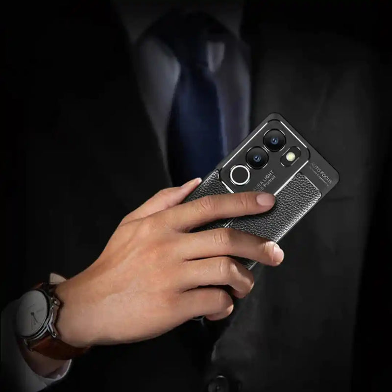 Elegant Textured - Mobile Back Cover for Vivo V29 Pro 5G - 6.78 Inches