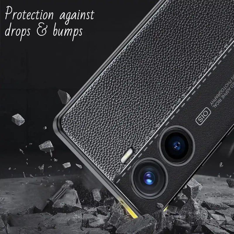 Elegant Textured - Mobile Back Cover for Vivo V29E 5G - 6.78 Inches