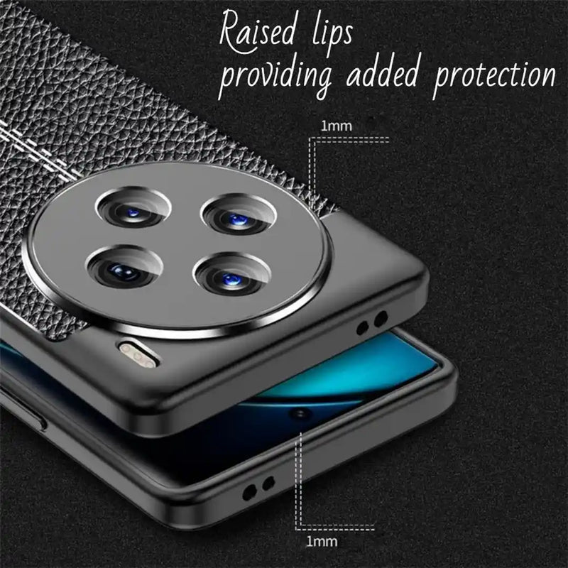 Elegant Textured - Mobile Back Cover for Vivo X100 5G - 6.78 Inches