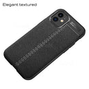 Elegant Textured - Mobile Back Cover for iPhone 12 - 6.1 Inches