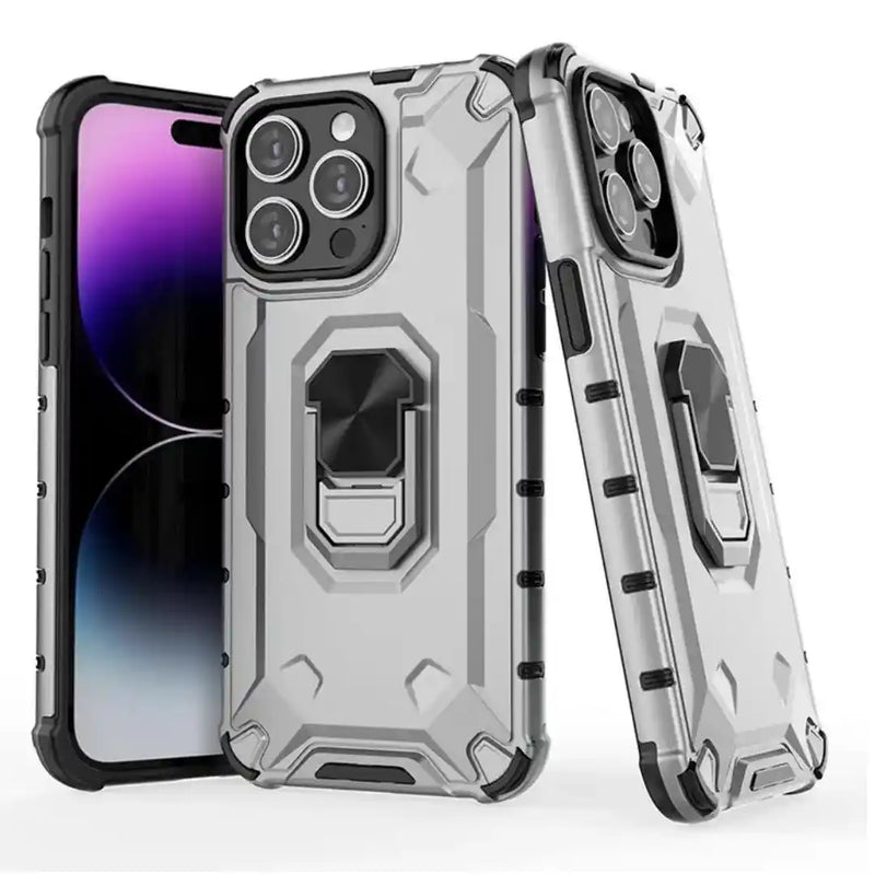 Frosted Robot -  Back Case for iPhone 15 Pro - 6.1 Inches - (INR 299 For Prepaid Orders Only)