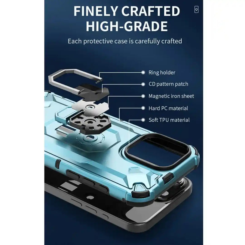 Frosted Robot -  Back Case for iPhone 15 Pro - 6.1 Inches - (INR 299 For Prepaid Orders Only)