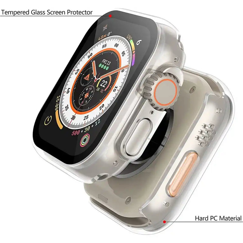 GLASSnCOVER - 360 Degree Glass Case for Apple Watch Ultra - 49 MM