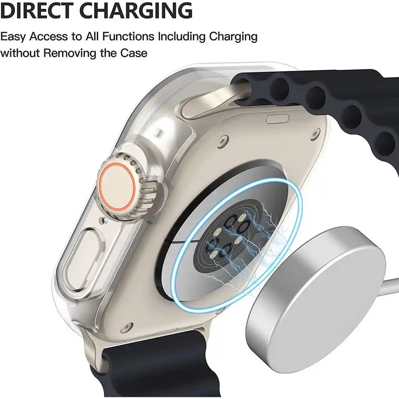 GLASSnCOVER - 360 Degree Glass Case for Apple Watch Ultra - 49 MM