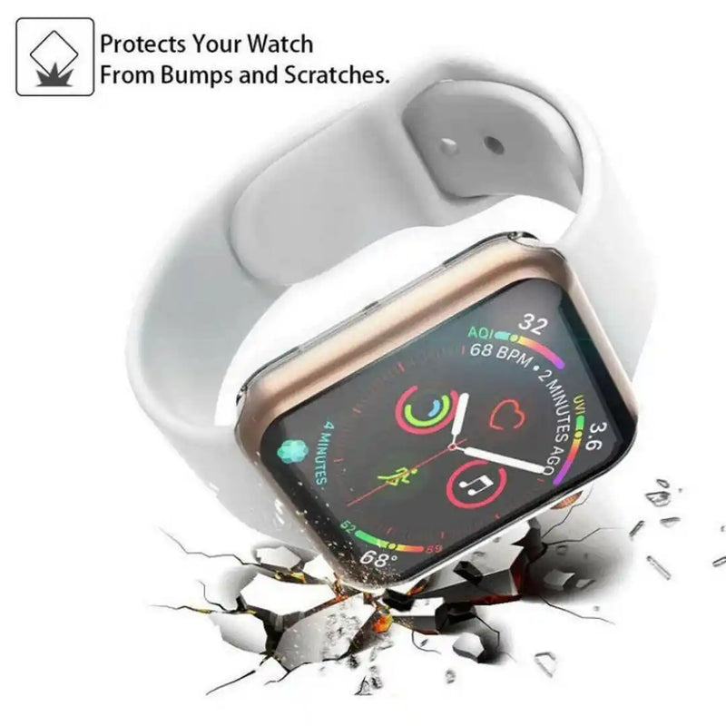 GLASSnCOVER - Silicone Sports Case for Apple Watch Series 4 - Clear