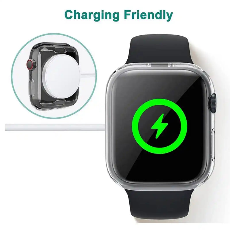 GLASSnCOVER - Silicone Sports Case for Apple Watch Series 5 - Clear