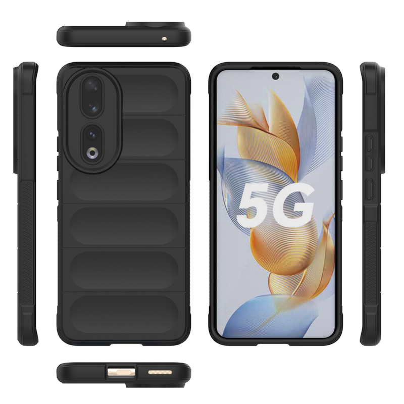 Shield Silicone - Mobile Back Cover for Honor 90 5G - 6.7 Inches - (INR 159 Only for prepaid orders)