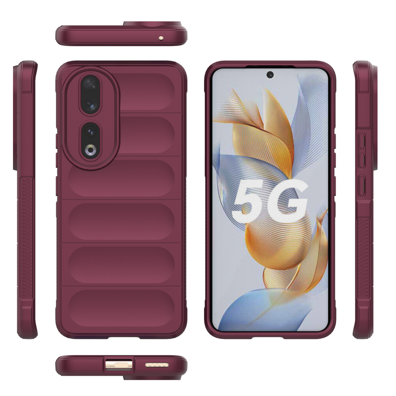 Shield Silicone - Mobile Back Cover for Honor 90 5G - 6.7 Inches - (INR 159 Only for prepaid orders)