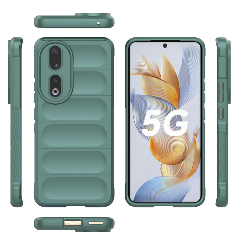 Shield Silicone - Mobile Back Cover for Honor 90 5G - 6.7 Inches - (INR 159 Only for prepaid orders)