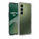 nPlusOne clear TPU back cover fitted on Infinix Hot 60 5G