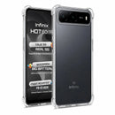 nPlusOne clear TPU back cover fitted on Infinix Hot 60i 5G