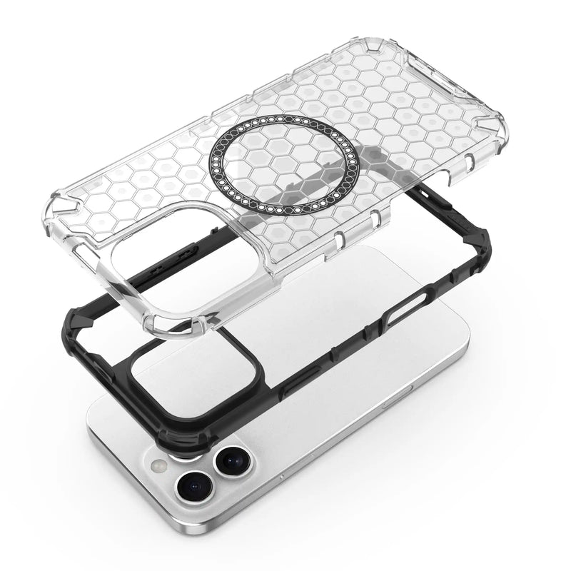 Classic Armour - (Wireless Charging) Back Case for iPhone 16 Pro Max - 6.9 Inches