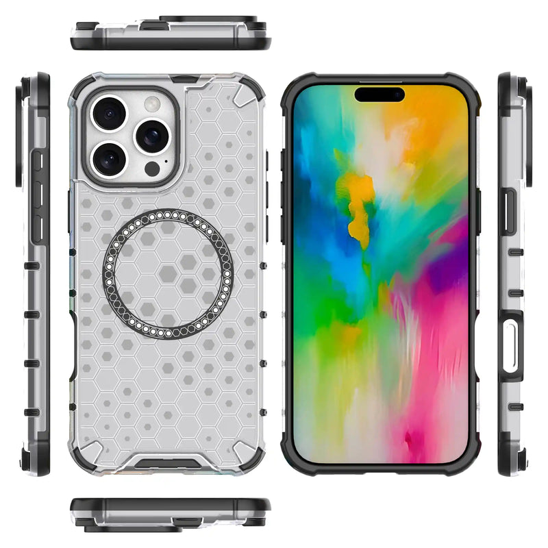Classic Armour - (Wireless Charging) Back Case for iPhone 16 Pro Max - 6.9 Inches