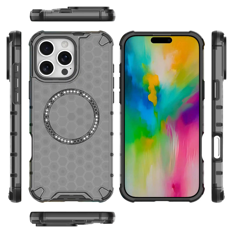 Classic Armour - (Wireless Charging) Back Case for iPhone 16 Pro Max - 6.9 Inches
