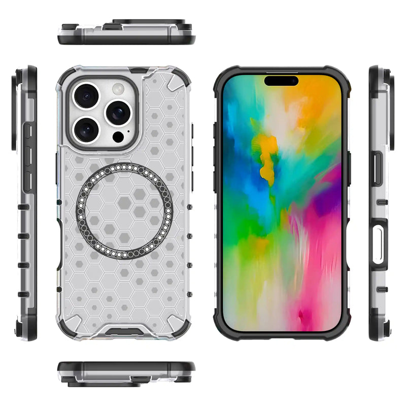 Classic Armour - (Wireless Charging) Back Case for iPhone 16 Pro - 6.3 Inches