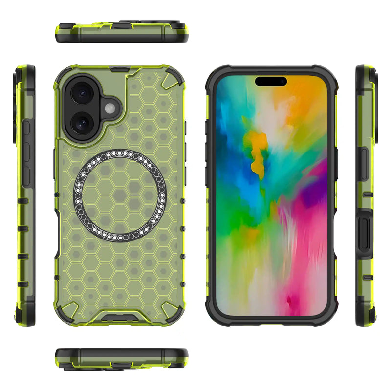 Classic Armour - (Wireless Charging) Back Case for iPhone 16 - 6.1 Inches