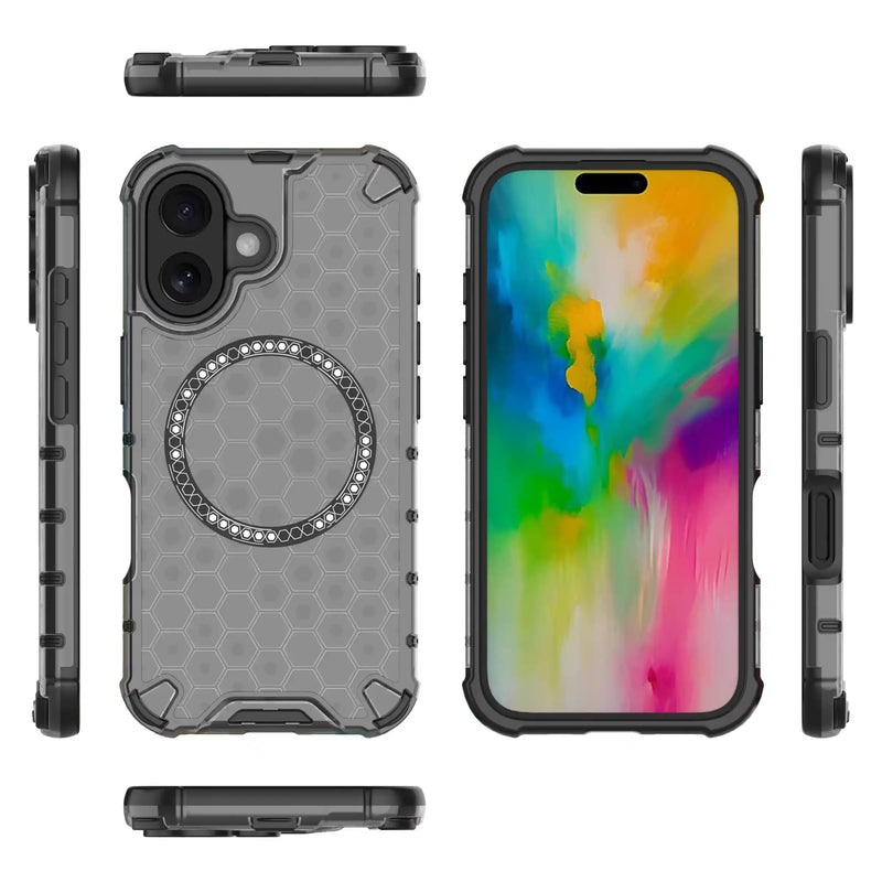 Classic Armour - (Wireless Charging) Back Case for iPhone 16 - 6.1 Inches