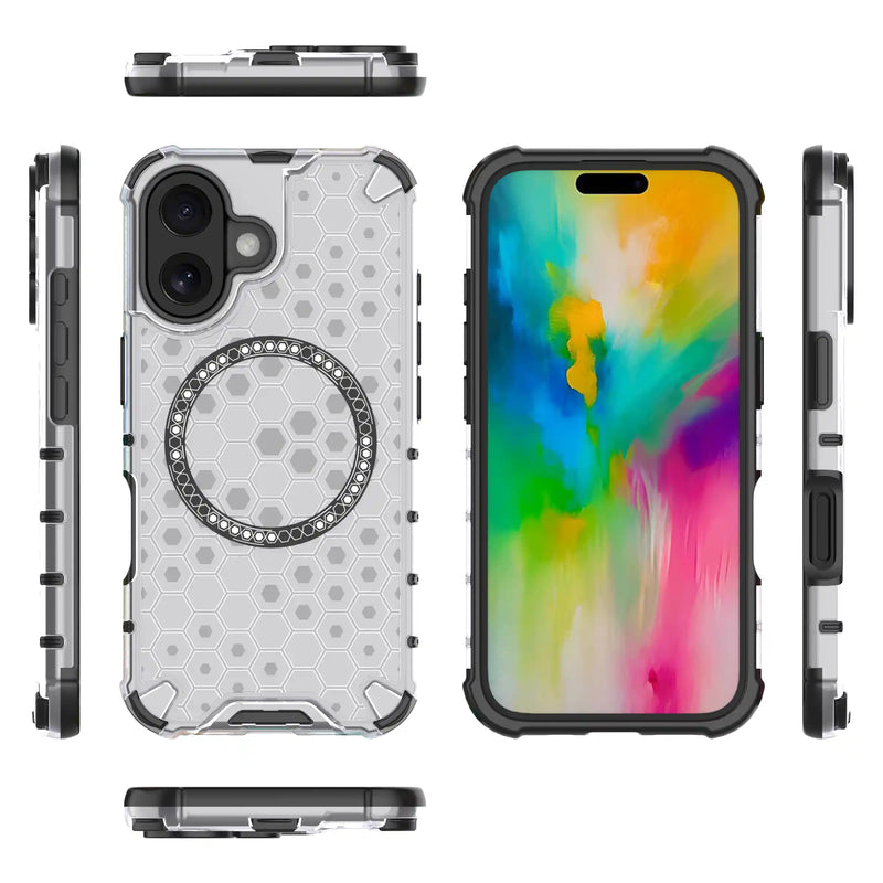Classic Armour - (Wireless Charging) Back Case for iPhone 16 - 6.1 Inches