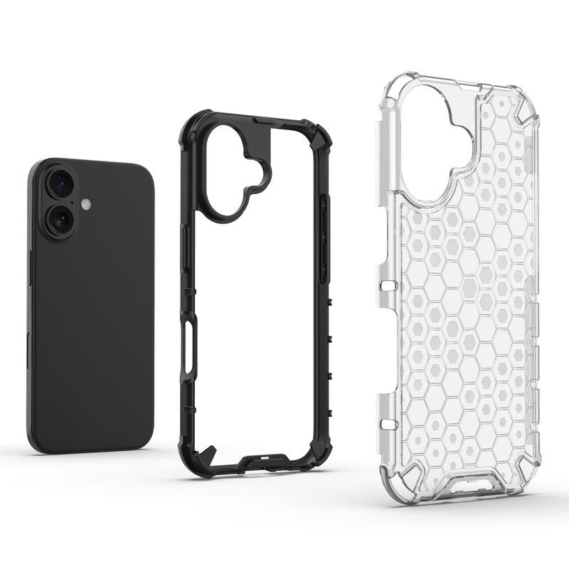Classic Armour - Back  Cover for iPhone 16 - 6.1 Inches