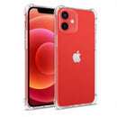 nPlusOne clear TPU back cover fitted on iPhone 12 Mini 5G