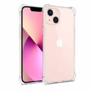 nPlusOne clear TPU back cover fitted on iPhone 13 Mini 5G