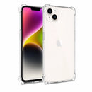 nPlusOne clear TPU back cover fitted on iPhone 14 Plus 5G