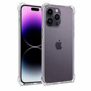 nPlusOne clear TPU back cover fitted on iPhone 14 Pro Max 5G