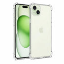 nPlusOne clear TPU back cover fitted on iPhone 15 Plus 5G