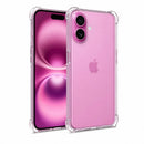 nPlusOne clear TPU back cover fitted on iPhone 16 5G