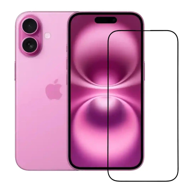 nPlusOne - 9H Tempered Glass for iPhone 16 - 6.1 Inches