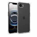 nPlusOne clear TPU back cover fitted on iPhone 16E 5G