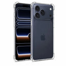 nPlusOne clear TPU back cover fitted on iPhone 17 Pro Max 5G