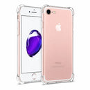 nPlusOne clear TPU back cover fitted on iPhone 7G 4G