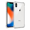 nPlusOne clear TPU back cover fitted on iPhone X 4G